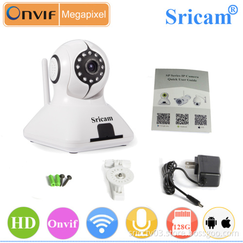 Sricam SPOO6 New Indoor Linkage Alarm Onvif Wireless Full HD IP Camera With 128G SD Card